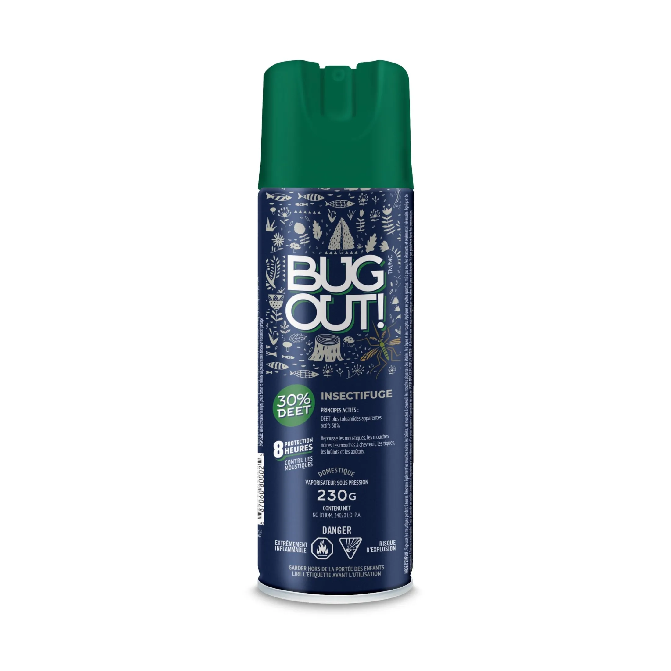 Aerosol insect repellent - 30% Deet
