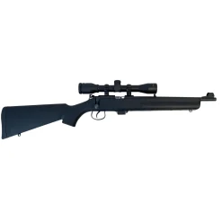 Cal .22 LR bolt action rifle with scope