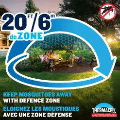 E-ZoneGuard Glow Rechargeable Mosquito Repeller^Thermacell