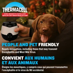 E-ZoneGuard Glow Rechargeable Mosquito Repeller^Thermacell
