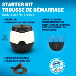 E-ZoneGuard Glow Rechargeable Mosquito Repeller^Thermacell