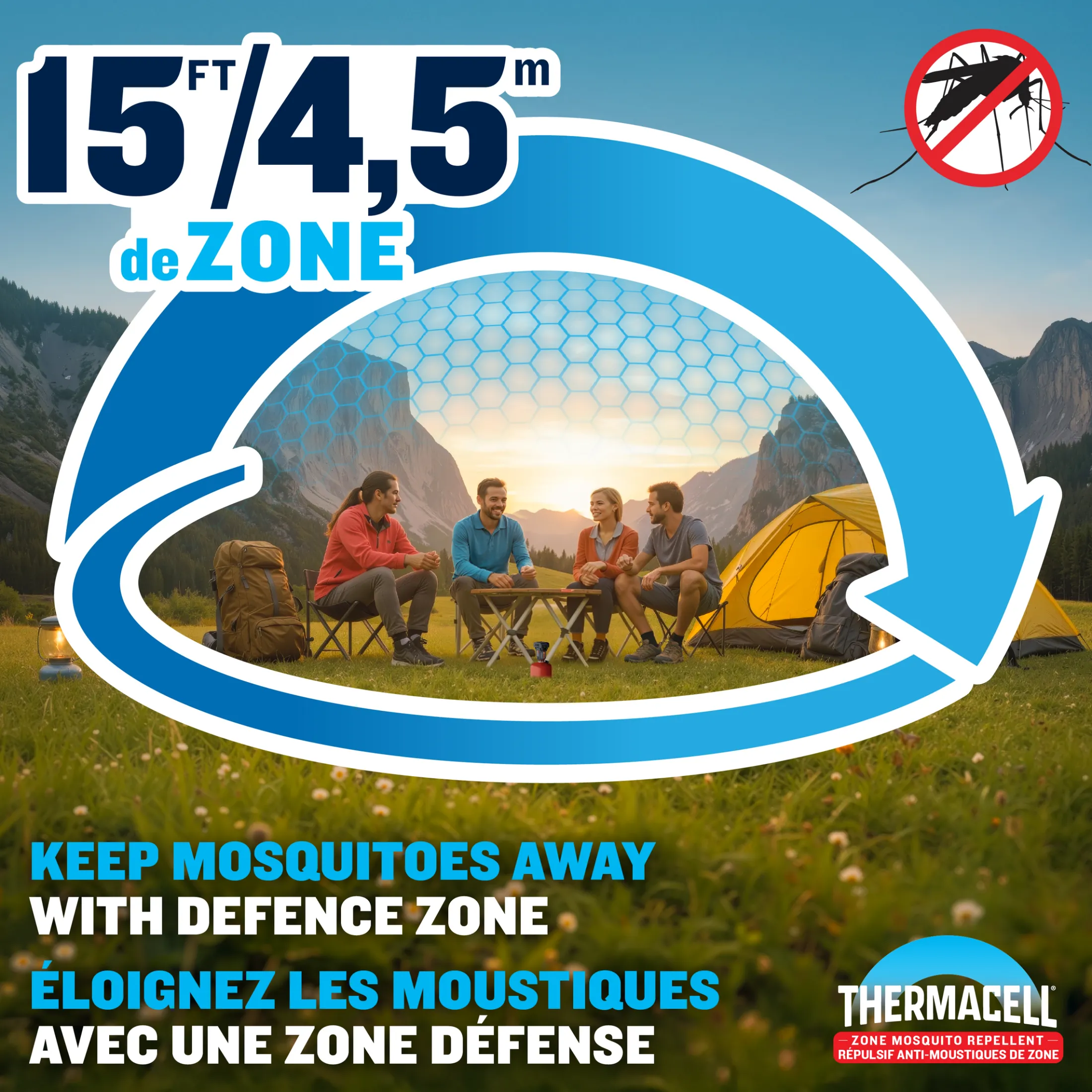Fuel-ZoneGuard Backpacker Fuel Powered Mosquito Repeller