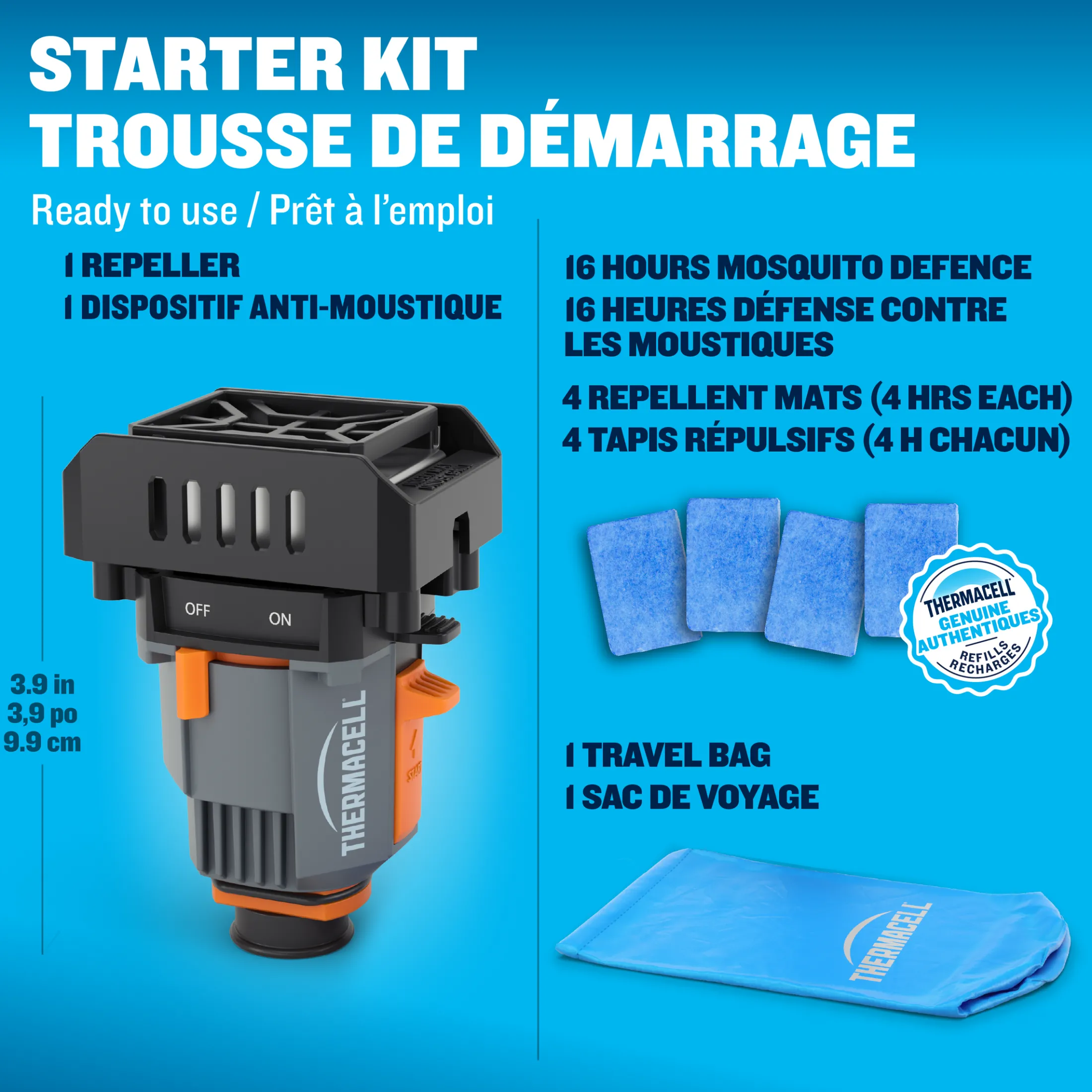 Fuel-ZoneGuard Backpacker Fuel Powered Mosquito Repeller