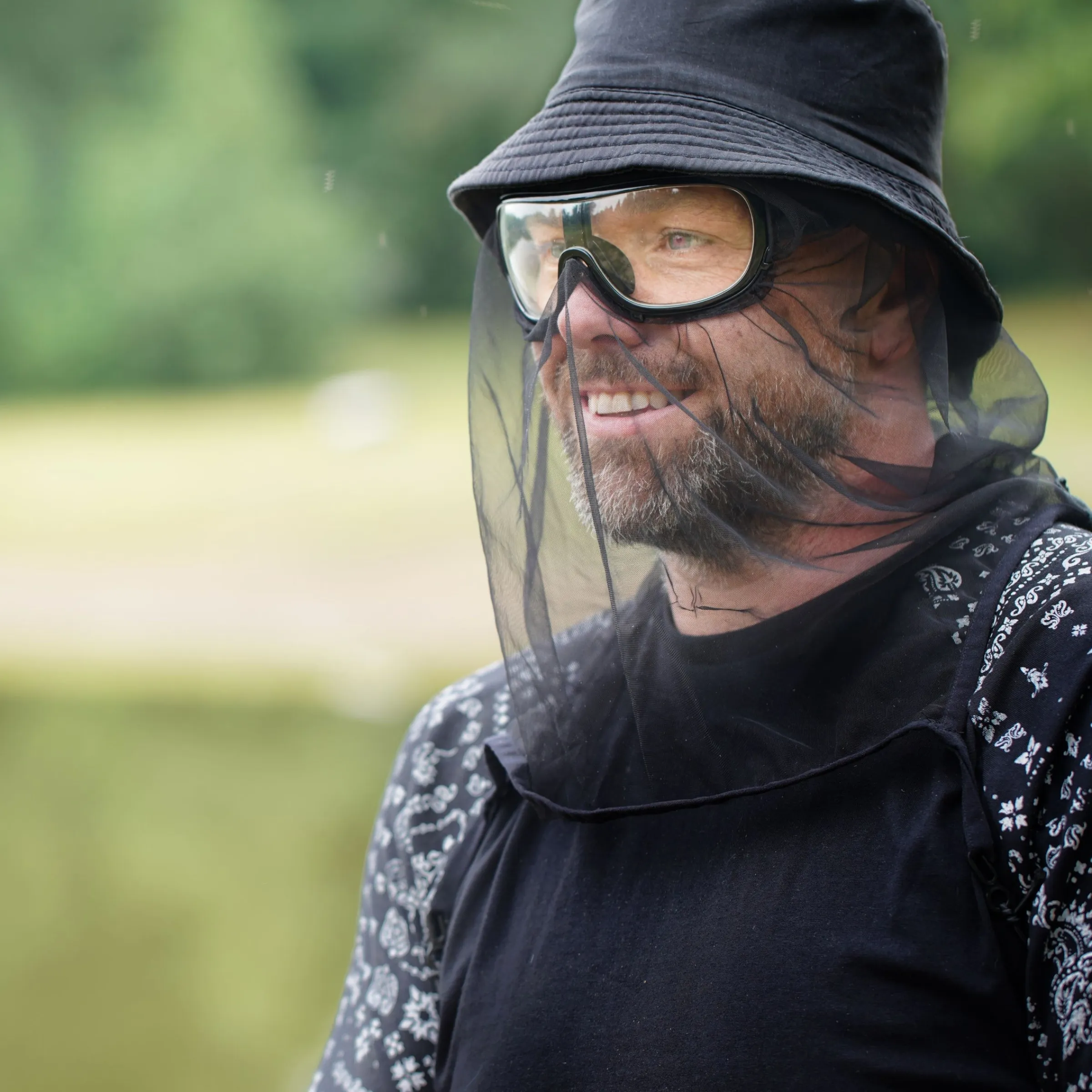 Mosquito net with polarized sunglass^Alps New
