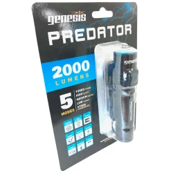 Predator 2000 Rechargeable flashlight^Genesis New