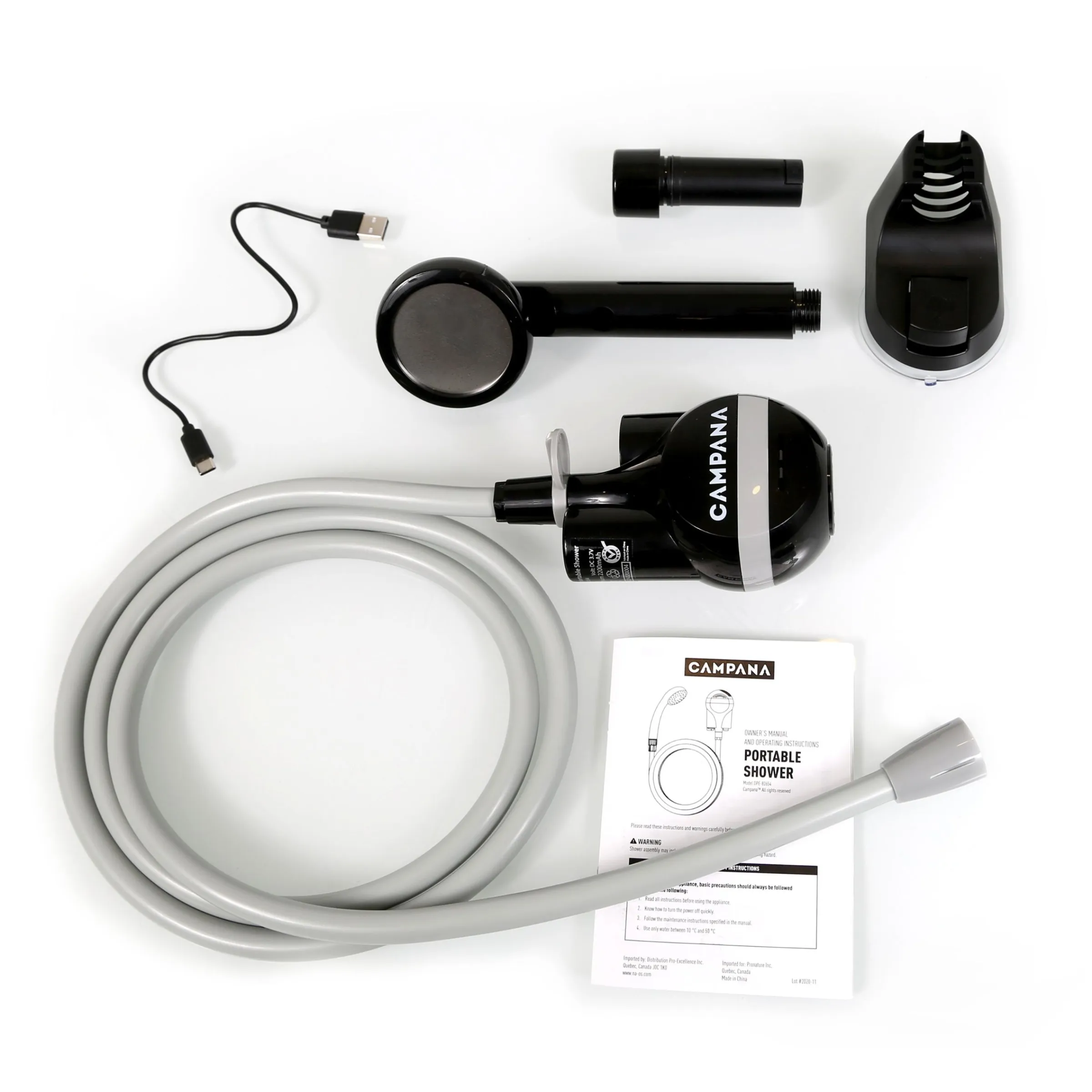 Rechargeable camp shower^Campana Online