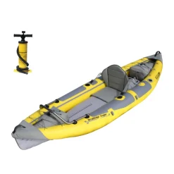 Strait Edge Inflatable kayak with pump^Pelican Hot
