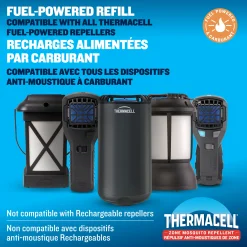 Thermacell Fuel-ZoneGuard Fuel Powered Mosquito Repellent 12-Hr Refill Pack
