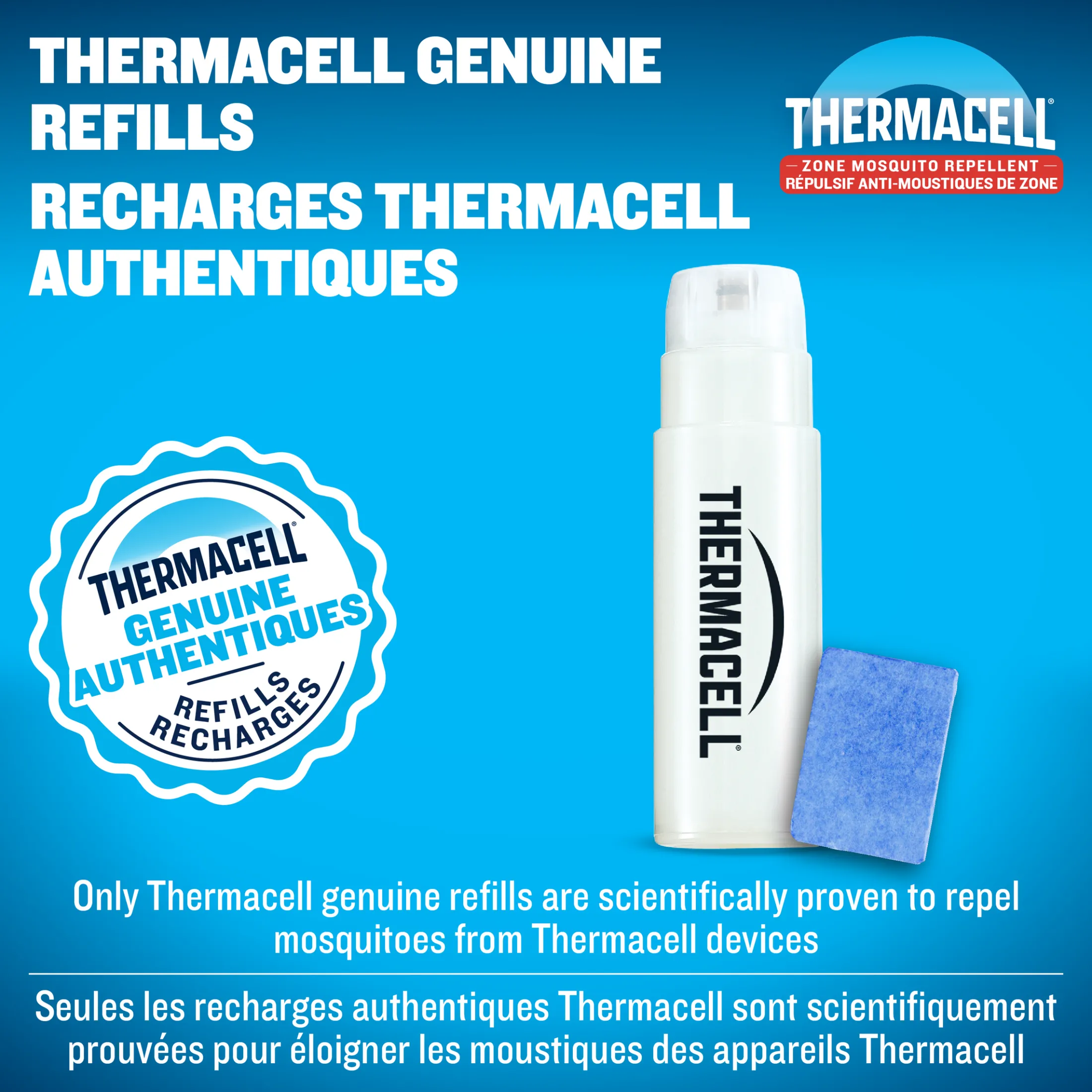 Thermacell Fuel-ZoneGuard Fuel Powered Mosquito Repellent 12-Hr Refill Pack