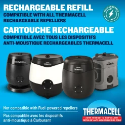 E-ZoneGuard Rechargeable Mosquito Repellent Refill 36-Hour Pack^Thermacell
