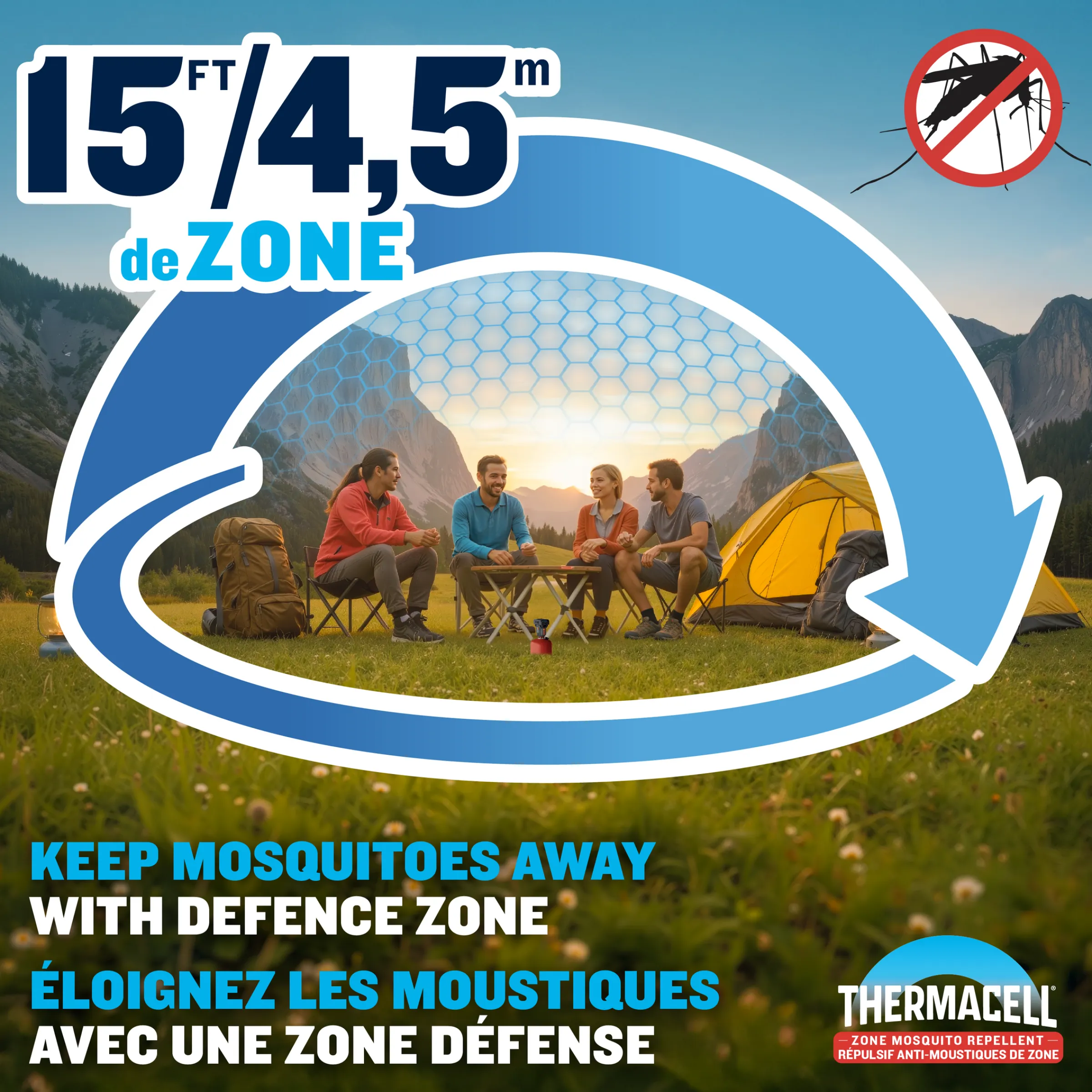 Fuel-ZoneGuard Backpacker Mosquito Repellent Mat Refill^Thermacell Best