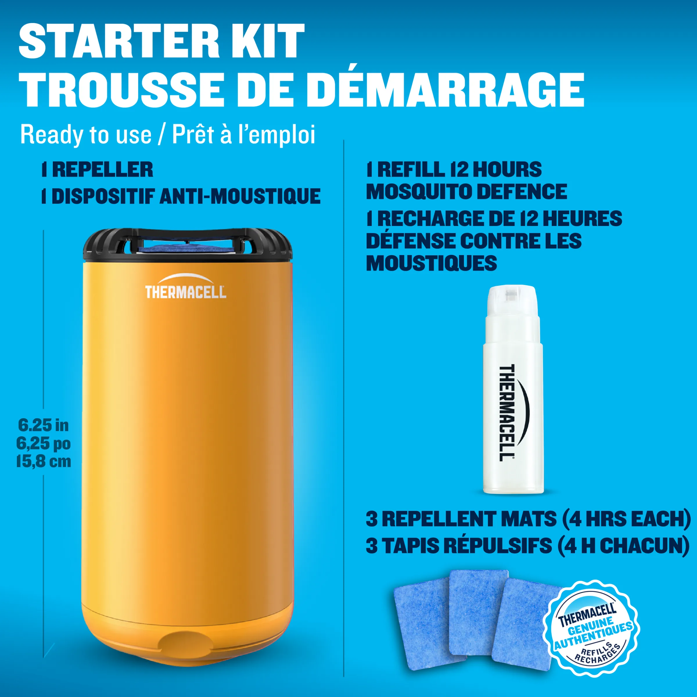Fuel-ZoneGuard Base Fuel Powered Mosquito Repeller^Thermacell Best