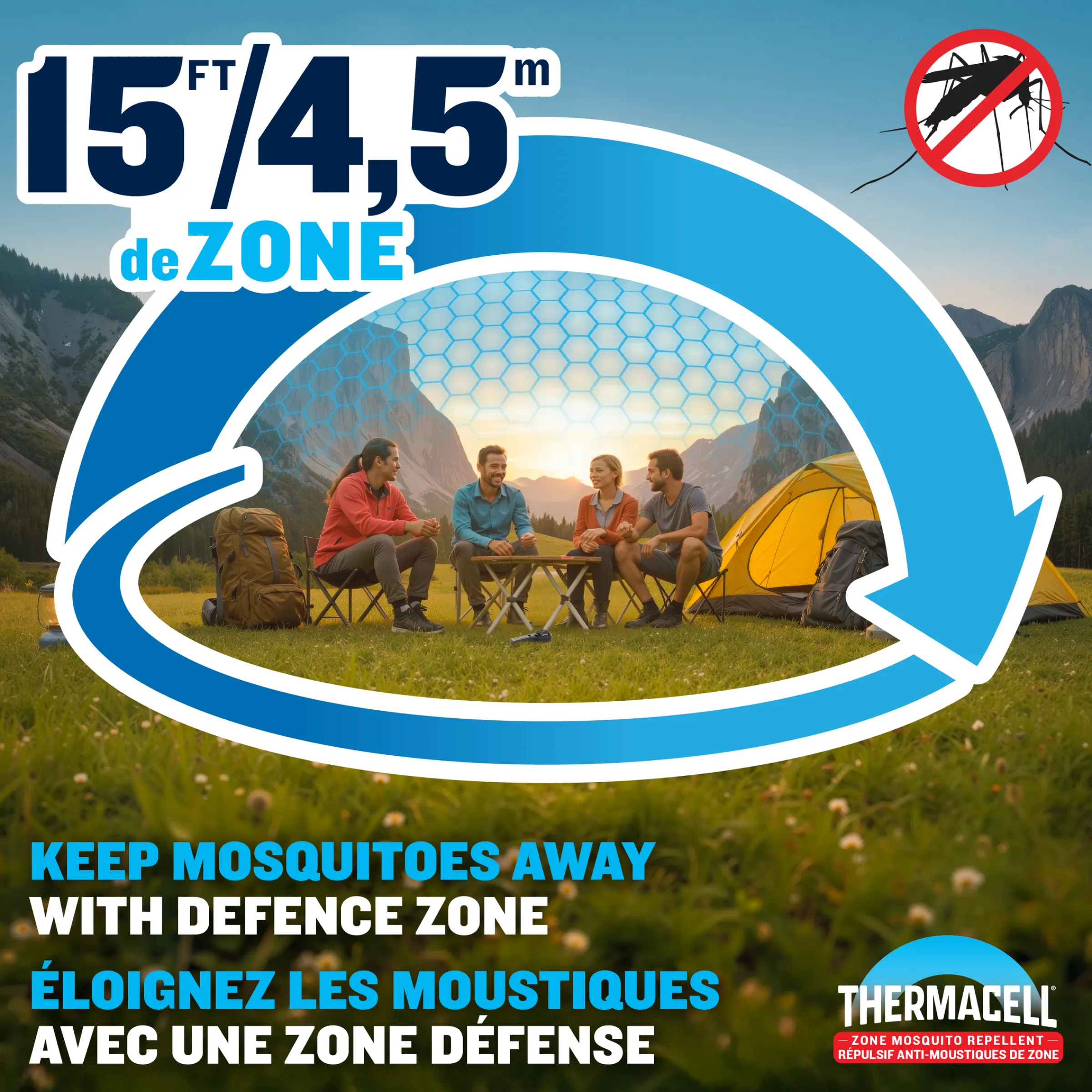 Fuel-ZoneGuard Extreme Fuel Powered Mosquito Repeller Fish Pack^Thermacell Discount