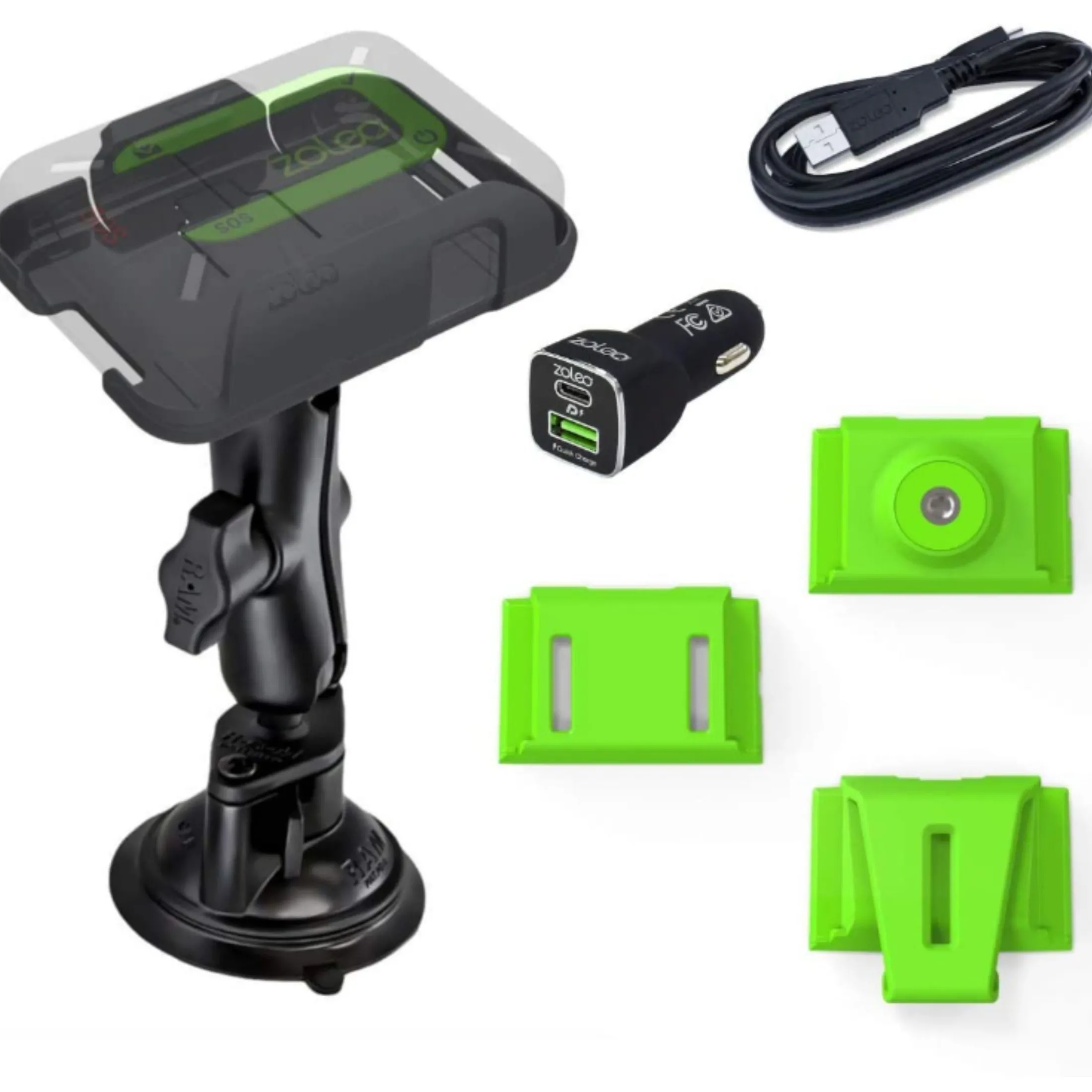 Zoleo universal mount with suction cup